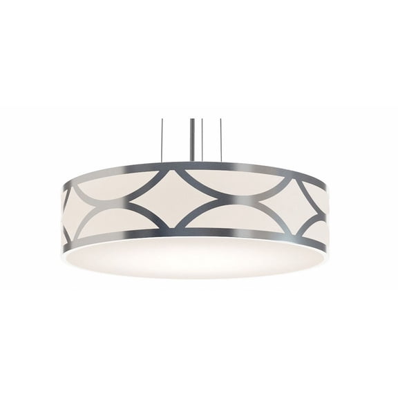 AFX Lake LED Pendant 24-Inch - Painted Nickel