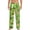 White, variant on Cute Green Frog Men's Straight Lounge Pajama Pants: The Ultimate in Comfortable Sleepwear
