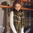 thumbnail image 5 of Bufanda Suave Invierno Suave Tartán Cuadros Moda Nova Cuadro Escocés Regalo Multicolor, 5 of 5