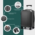 thumbnail image 2 of Joyway 7 Piece Luggage Set PC Hardside Lightweight Suitcase with TSA Lock Spinner Wheels (18/20/24/28), 2 of 12