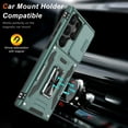 thumbnail image 2 of for Samsung Galaxy S22 Ultra Case with Upgraded Sliding Camera Lens Cover and Strong  Kickstand - -Grade Shockproof Protective Phone Case 6.8" for Men Women Girls - Pine Green, 2 of 13
