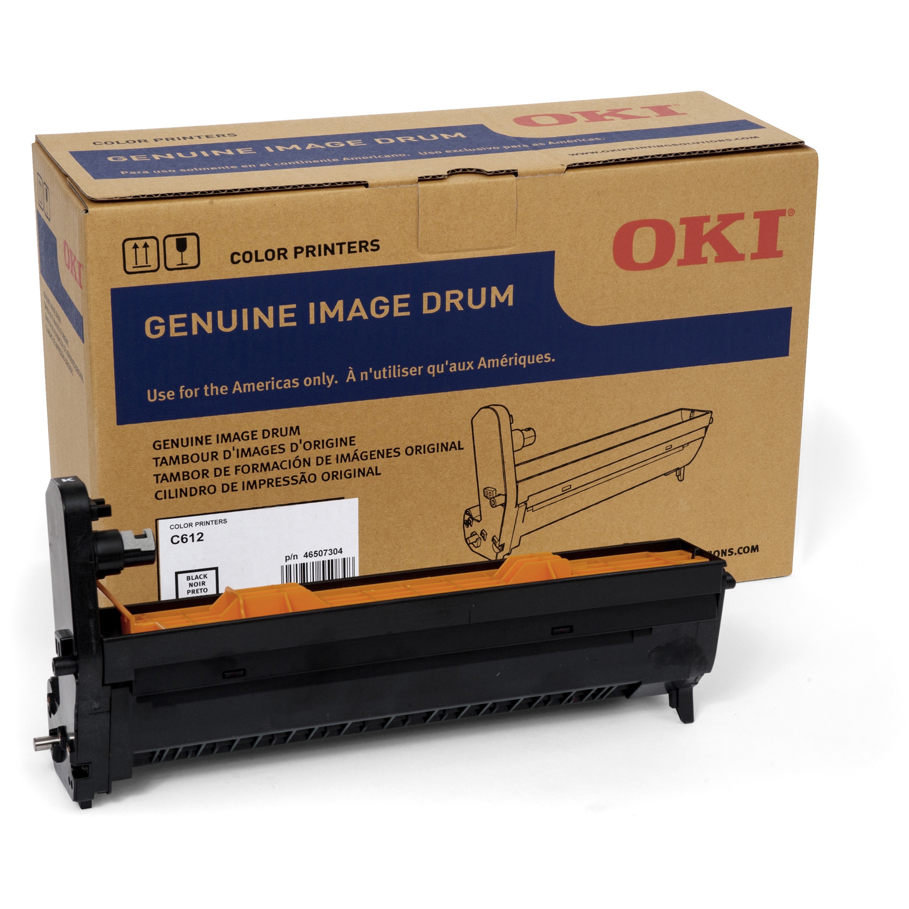 Oki 30K Black Image Drum for C612, 1 Each (Quantity)