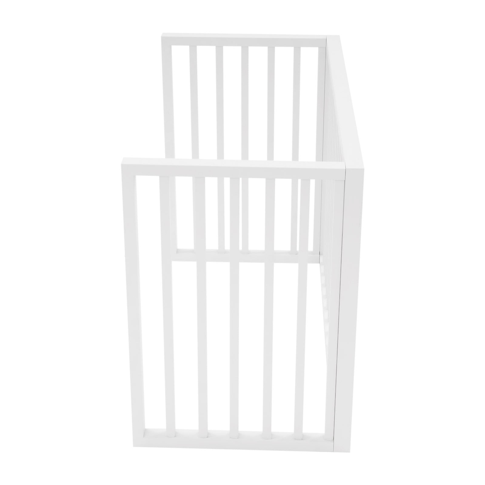 ToppiJoy 1.5P 3 Panels Air Conditioner Fence, Drill-Type Louvered Grille AC Unit Fence Outdoor, for Outdoor Trash Can, Pool Equipment Enclosure Panels White