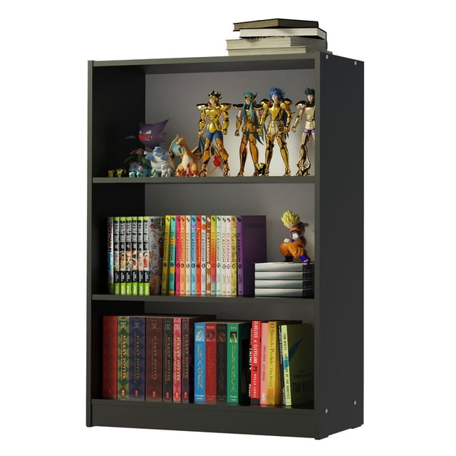 Mueble Organizador Multifuncional Madesa 6907 3 Nichos Negro y Blanco