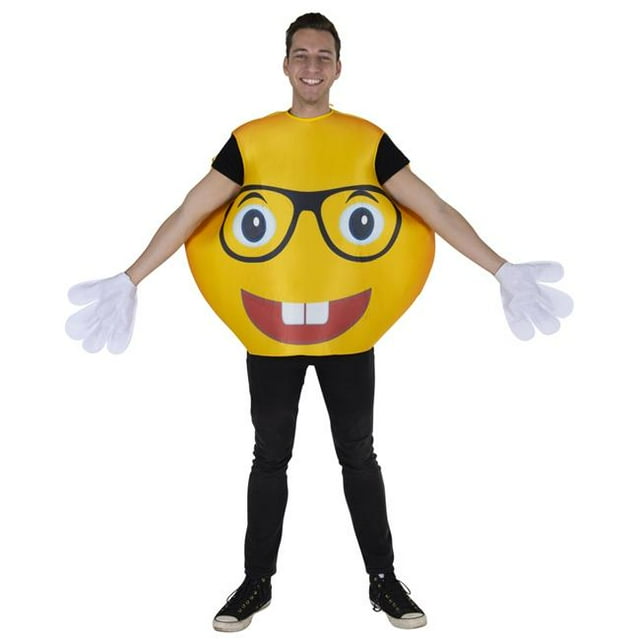 Costume Smiley Lunettes pour Adulte - Taille Unique