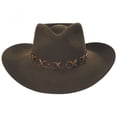 thumbnail image 2 of John Wayne Blackthorne Wool Felt Western Hat - 7.25 - Khaki, 2 of 4