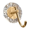 thumbnail image 3 of Ganchos para toallas Gloria Ganchos de acrílico decorativos alta resistencia Gancho de pared Dorado, 3 of 9