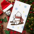 thumbnail image 3 of Christmas Kitchen Towels Polar Bear 18 x 26 Inch Set of 2 Dish Towels Hand Towels for Winter Holiday Home Indoor Bathroom Party Dining Decor Gifts, 3 of 5