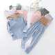 thumbnail image 2 of Conjunto de ropa interior térmica infantil y ropa de rayas10 esquí esquí Gafas de esquí, 2 of 4