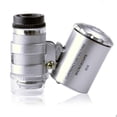thumbnail image 1 of Chok 60X Microscope de Poche avec Loupe et Lumière LED, 1 of 7