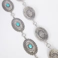 thumbnail image 4 of Western Chain Belt for Women Concho Silver Link Chain Belts for Jeans Dresses, 4 of 5