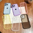 thumbnail image 6 of Phone Case for iPhone 14 Pro Max 6.7 inches, Soft Transparent TPU Wavy Edges Precise Camera Protection Shockproof Phone Covers for Women Men Boy Girls(Yellow), 6 of 12