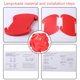 thumbnail image 5 of Lámpara Luces colgantes modernas Dormitorio Lámpara colgante Soporte de pantalla nórdica (Rojo) Ndcxsfigh Nuevos Originales, 5 of 9