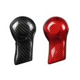 thumbnail image 4 of Carbon Fiber Car Shift Knob Cover For Chevrolet Camaro 2010 2011 2012 2013 2014 2015 Black/Red, 4 of 5
