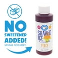 thumbnail image 6 of Hypothermias Peaches and Cream Shaved Ice and Snow Cone Flavor Concentrate Unsweetened Makes 1 Gallon Syrup 4 Fl Oz, 6 of 9