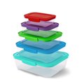 thumbnail image 4 of Sistema Nest It Food Storage Containers with Lids, 5-Pack, 4 of 9