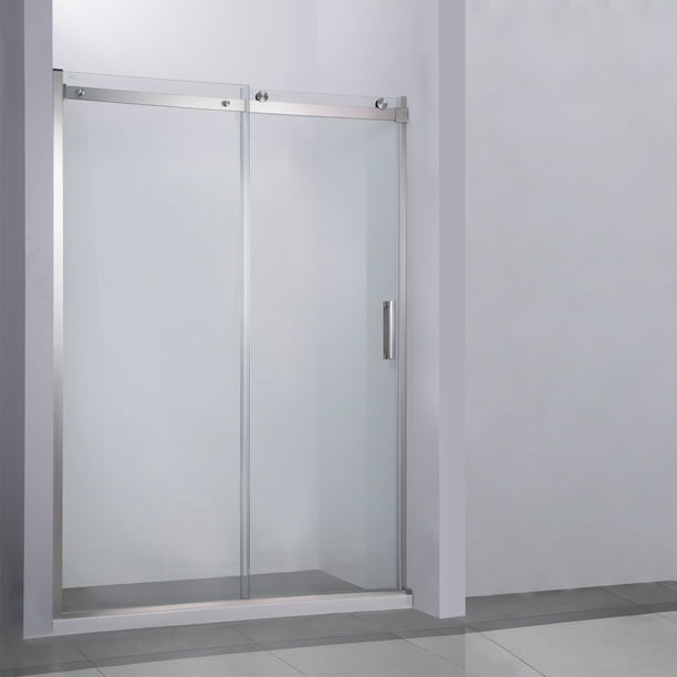 Single Sliding Frameless Shower Door, Single Sliding Shower Door
