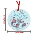 thumbnail image 2 of Cameland Decorative Pendants In Personalized Shapes For Valentine's Day Decorations Clearance, 2 of 3