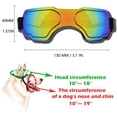 thumbnail image 3 of Small Dog Sunglasses, Dog Goggles with Adjustable Strap UV Protection Winproof Dog Puppy Sunglasses, Suitable for Small Dog Pet Glasses, Dogs Eyes Protection, 3 of 6