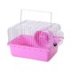 thumbnail image 1 of Jaula para hámster, accesorios pequeños, jaula para ratón y hámster, jaula para mascotas, juguetes para hámster, transporte Rosado, 1 of 8