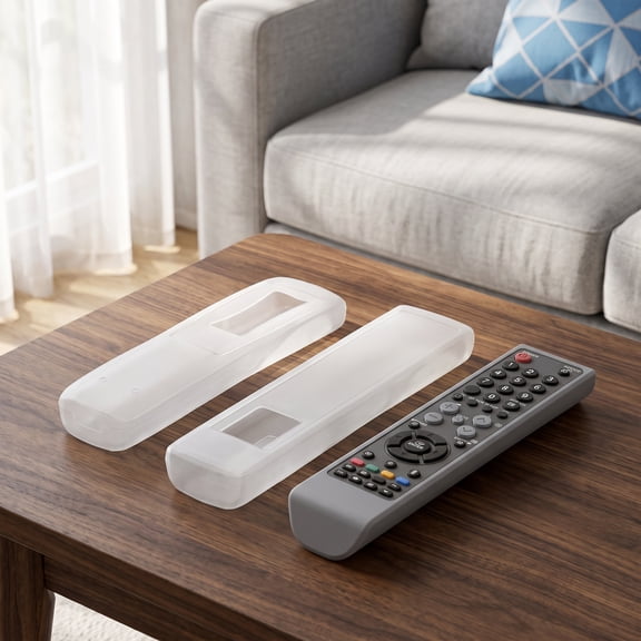 LOLIPPYY Clear Silicone Remote Protectors 3Pcs Dustproof Flexible for Any Remote
