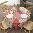 thumbnail image 3 of Pioneer Flower Round Tablecloth 60" X 60",Wrinkle Wipeable Table Cloth for Kitchen Dining Room Picnic Patio Party, 3 of 6