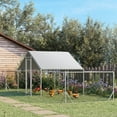 thumbnail image 2 of PawHut Large Chicken Run Outdoor for 12-14 Chickens, Walk In Chicken Coop, 2 of 10