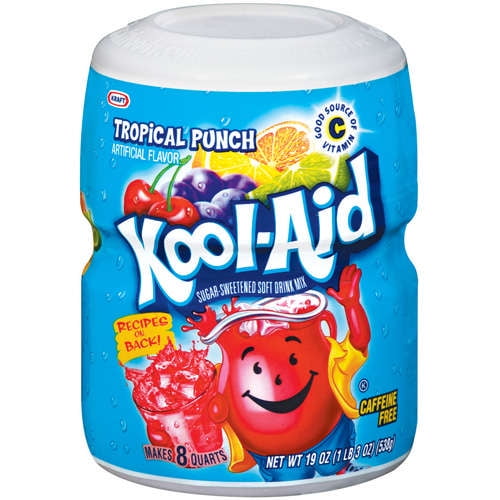 KoolAid Tropical Punch Drink Flavored Drink Mix, 19 Oz