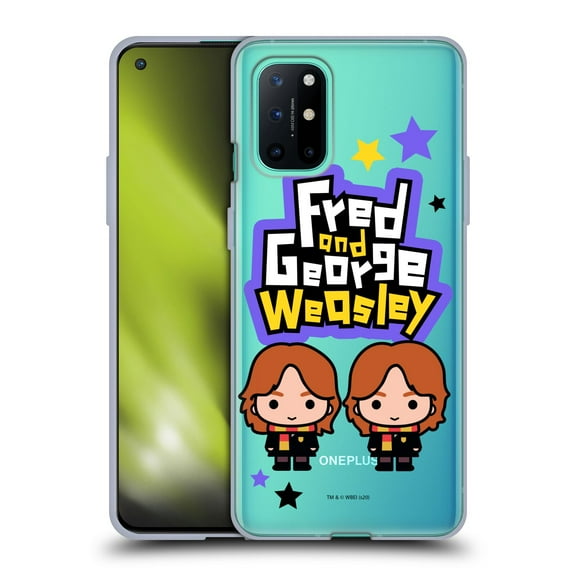 Head Case Designs Officially Licensed Harry Potter Deathly Hallows XXVIII Fred & George Weasley Soft Gel Case Compatible with OnePlus 8T 5G