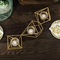 thumbnail image 6 of BalsaCircle 16.5" Gold Jointed Geometric Stand Tealight Votive Glass Candle Holders Party Wedding, 6 of 6