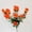 Orange, variant on 14 Peach Rose Bud Bush Artificial Flowers