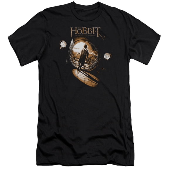 The Hobbit - Hobbit Hole - Premium Slim Fit Short Sleeve Shirt - Medium