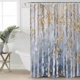 thumbnail image 2 of 60x72 Inch Shower Curtains for Bathroom Yellow Blue Forest Fabric Bath Curtain Decor Modern Oil Painting Art Waterproof Restroom Curtains Shower Set Accessories with 12 Hooks 60 Inch, 2 of 6