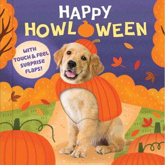 Lift-The-Flap Friends Happy Howloween (with Touch & Feel Surprise Flaps!), (Board Book)