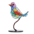 thumbnail image 1 of Figura de pájaro colorida de metal base desmontable adorno de arte de pájaro de metal descompresión teñida para amigos para Año Nuevo ANGGREK Otros, 1 of 8