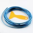 thumbnail image 1 of AVEKI Automotive Interior Trim Flex Strip - 16.4ft/5m GM Styling Line Trim Fitting (Plate Blue), 1 of 5