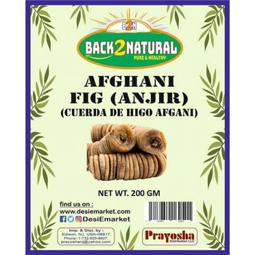 Back2Natural Dried Figs Afghani Anjeer - 200 gms