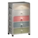 thumbnail image 4 of Cajones del gabinete de oficina, gabinete de almacenamiento para el hogar Gabinete de almacenamiento de PP Gabinete de almacenamiento con cajones para el hogar Diseño de última generación, 4 of 8