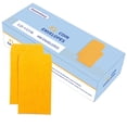 thumbnail image 1 of Sobres para monedas Homrelaxy #1, 600 unidades, 6 x 9 cm, papel kraft amarillo, 1 of 5
