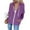 Purple, variant on BRGZLK Womens Hoodies with Zippers Fashion Solid Casual Long Sleeve Lightweight Slim Fleece Sweater Coat Pink S