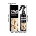 thumbnail image 2 of Premium Jewelry Cleaner Solution for Gold & Silver | Gentle Polishing, Brightening & Tarnish Removal | Safe, Non-Corrosive & Easy to Use 120ml, 2 of 5