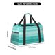 thumbnail image 3 of Balery Teal Turquoise Bolsa de Gimnasio para Mujeres, Bolsa de Viaje con Bolsillo Húmedo, Bolsa de Fin de Semana para Mujeres, Bolsa de Viaje Resistente al Agua, 3 of 7