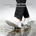 thumbnail image 4 of SPSHOOS Slip Resistant Work Shoes for Men Women Waterproof Oil Resistant Chef Shoes Nurse Shoes Lightweight Comfortable for Chef Restaurant Nurse White, 4 of 10
