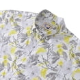 thumbnail image 2 of YIUME Hawaiian Shirts For Men Tropical Floral Vintage Short Sleeve Button Down, 2 of 6