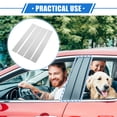 thumbnail image 2 of Unique Bargains 4 Pcs Pillar Posts Door Window Trim Cover Anti Scratch for Cadillac Escalade 2007-2014 Silver Tone, 2 of 7