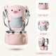 thumbnail image 3 of Cangurera Portabebé FINYQBET rosa Multifuncional con Asiento Transpirable para Niños de 0 a 40 Meses, 3 of 9