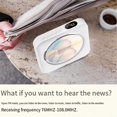 thumbnail image 4 of Portable CD Player -718 - Bluetooth, Dual Speakers, FM Radio, USB, Headphone Mode, Stereo Sound Green EU Plug, 4 of 5