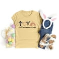 thumbnail image 2 of Mujeres Manga Corta de Verano Tops Pascua Impresa Cuello Redondo, Blusa de Moda Casual para la Primavera, 2 of 4