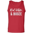 thumbnail image 1 of Red, White & Booze Adult Tank Top, 1 of 2