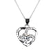 thumbnail image 1 of Mujeres Cupronickel collar colgante Día de San Valentín en forma de corazón collar en espiral colgante collar de aniversario de regalo de boda collar de aniversario de regalo, 1 of 8
